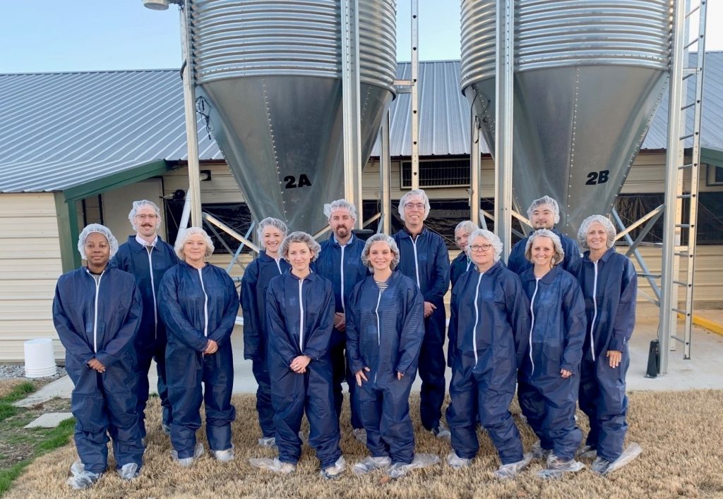 GCAW members meet at Tyson Foods' research facility, November 2023